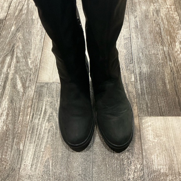 GEOX Women's Black Fur-Lined Boot Size 7 - Picture 13 of 16